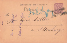 Bahnpost (Ambulant; R.P.O./T.P.O.) Magedburg-Zerbot-Leipzig (ZA2460) - Lettres & Documents