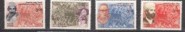 INDIA, 1999, Heroes Of Struggle For Freedom, Set 4 V,    MNH, (**) - Nuovi