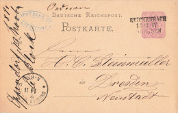 Bahnpost (Ambulant; R.P.O./T.P.O.) Reichenbach-Dresden (ZA2462) - Storia Postale