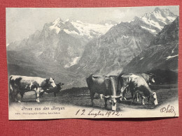 Cartolina - Norvegia - Gruss Aus Den Bergen - 1902 - Non Classés