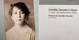 Camille Claudel : 2 Cartes = Camille Claudel Par César &  L'interdite (Cave Poésie, Toulouse, 2013) - Teatro