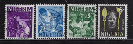 NIGERIA  1961  SCOTT#102,104,105,107  USED - Nigeria (1961-...)