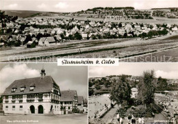 73852185 Stammheim Calw Panorama Rathaus Hoehenfreibad Stammheim Calw - Calw