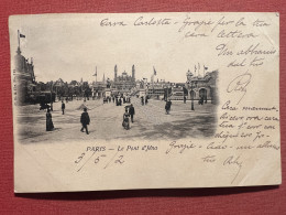 Cartolina - Paris - Le Pont D'Iéna - 1902 - Non Classés