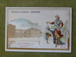 Lot De 2 Chromos - Pub Chocolat Des Gourmets - Château De Compiègne-Louis XV, Château De St Germain-Anne D'Autriche - Other & Unclassified
