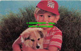 R519789 Children With Dog. Hat City Paper. A Shine Color By Colourpicture - Mondo