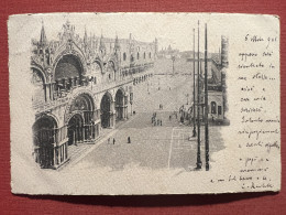 Cartolina - Venezia - Piazza S. Marco  1901 - Venezia (Venice)