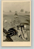 10170505 - Motorrad Mit Beiwagen - Militaer AK - Motorbikes