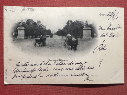 Cartolina - Paris - L'Avenue Des Champs-Elysées - 1902 - Non Classificati