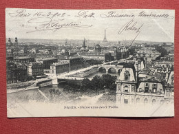 Cartolina - Paris - Panorama Des 7 Ponts - 1902 - Ohne Zuordnung