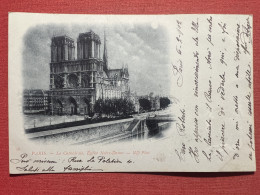 Cartolina - Paris - La Cathédrale, Eglise Notre-Dame - 1902 - Non Classés