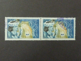 POLYNESIE FRANCAISE, Années 1964,  Paire De YT N° 27 Oblitérés - Used Stamps
