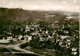 73851988 Hausberge Porta Westfalica Fliegeraufnahme  - Porta Westfalica