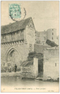 36 VILLENTROIS. Porte Fortifiée 1906 Avec Villageois - Sonstige & Ohne Zuordnung