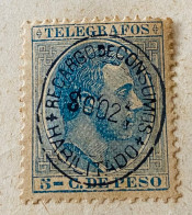 PHILIPPINES - 1888, 5C SURIMPRESSION 0,02 $ TIMBRE RECARGO DE CONSUMOS, CONSOMMATION - DÉFAUT - Filippine