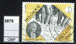 België OBP 3879 - Brailleschrift, Louis Braille - Oblitérés