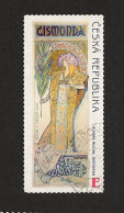 Czech Republic 2010 ⊙ Mi 633 Sc 3454 Alfons Mucha – E Stamp. Tschechische Republik.c5 - Usados