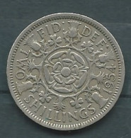 GREAT BRITAIN 2 SHILLINGS 1954    Pieb 25203 - J. 1 Florin / 2 Shillings