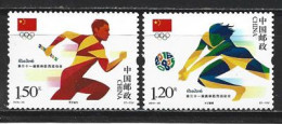 China. 2016 Olympic Games Rio De Janeiro Set Of 2 MNH ** - Estate 2016: Rio De Janeiro