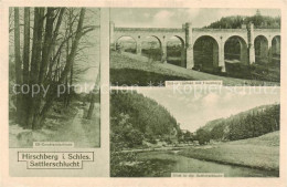 73851862 Hirschberg  Jelenia Gora Riesengebirge PL Sattlerschlucht Elf Geschwist - Polonia