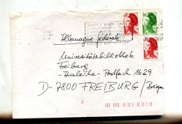 Lettre  Flamme Annecy Championnat Athletisme - Mechanical Postmarks (Advertisement)