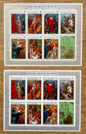 BURUNDI 1970 - NEUF**/MNH - SHEET BLOC Mi BL 41 A/B - YT BF 38 - PERF + IMPERF - PAQUES EASTERN - Ungebraucht