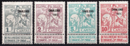 Belgica. 1911 Y&T. 100, 102, 104, 106, MH. - 1910-1911 Caritas