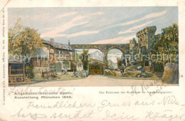 73851752 Muenchen Allgemeine Deutsche Sportausstellung 1899 Kuenstlerkarte Offiz - München