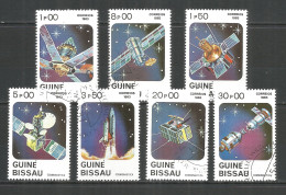 Guinea-Bissau 1983 Used Stamps Set Space - Guinée-Bissau