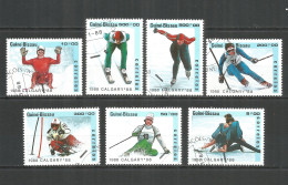 Guinea-Bissau 1988 Used Stamps Set Sport - Guinea-Bissau