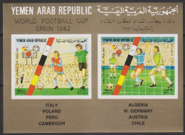 Soccer World Cup 1982 - YEMEN - S/S Imp. MNH - 1982 – Spain