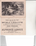 CHROMOS. Moka  A. LEROUX. L'idylle, Tableau De E. Obernauser. ...Z141 - Thee & Koffie