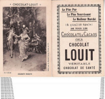 CHROMOS. Chocolat LOUIT (Bordeaux).  Peinture.  Galante Escorte.  (A. Lonza). ...T302 - Louit