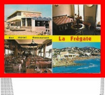 CPSM/gf (83) SIX-FOURS-les-PLAGES.  Bar-hôtel-restaurant  "La Fregate", Multivues...S2097 - Six-Fours-les-Plages