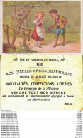 CHROMOS. Confections, AUX QUATRES ARRONDISSEMENTS (Paris).  Mariage à La Campagne...Z839 - Andere & Zonder Classificatie