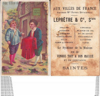 CHROMOS. Lingeries Et Soieries, LEPRETRE & Cie (Saintes).  Tailleur  ...Z851 - Andere & Zonder Classificatie