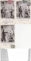 Lot 3 CPA.ENFANTS.   Histoire En Trois Cartes, "les Deux Gosses". ...Z679 - Scene & Paesaggi