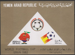 Soccer World Cup 1982 - YEMEN - S/S Imp. MNH - 1982 – Spain