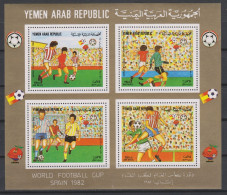 Soccer World Cup 1982 - YEMEN - Sheet MNH - 1982 – Espagne