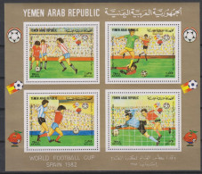 Soccer World Cup 1982 - YEMEN - Sheet MNH - 1982 – Spain