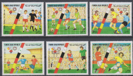 Soccer World Cup 1982 - YEMEN - Set 6v MNH - 1982 – Spain