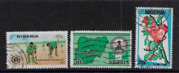 NIGERIA  1982-86  SCOTT#415,474,493  USED - Nigeria (1961-...)