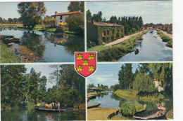 CPSM 79 MARAIS POITEVIN Multi-vues Coulon, Port D'Arçais, Passage D'animaux, Maison - Other & Unclassified