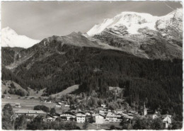 74. Gf. LES CONTAMINES. Vue Générale. Le Bionnassay Et Les Miages. 2033 - Les Contamines-Montjoie