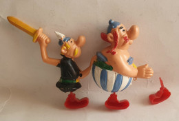 FIGURINES ASTERIX BESTSELLERS PUB Asterix MARCHEURS Gravipèdes 1967 Pieds Cassés - Astérix & Obélix