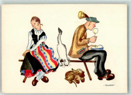 39839705 - Sign. Hahn Tracht Katze Kunstverlag Chieming Nr. 20 - Hunde