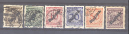 Allemagne  -  Reich  -  Service :  Mi  99-104  (o) - Oficial