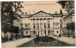 1.4.3 BELGIUM, BRUXELLES, LA CHAMBRE DES REPRESENTANTS, 1914, POSTCARD - Bosques, Parques, Jardines
