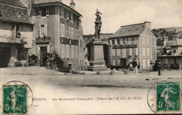 N°1134 W -cpa Mende -place De L'hôtel De Ville- - Mende