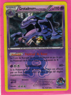 Carte Pokemon Francaise 2015 Xy Double Crisis 8/34 Grotadmorv 110pv Holo Bon Etat - XY